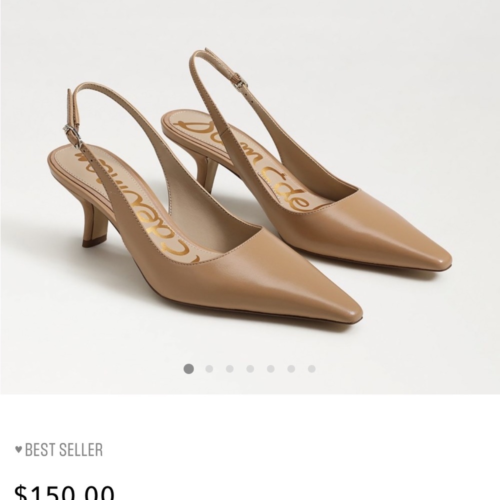 Sam Edelman Bianka Slingbacks - Tan